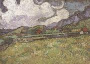 Vincent Van Gogh Wheat Field behind Saint-Paul Hospital (nn04) Sweden oil painting reproduction